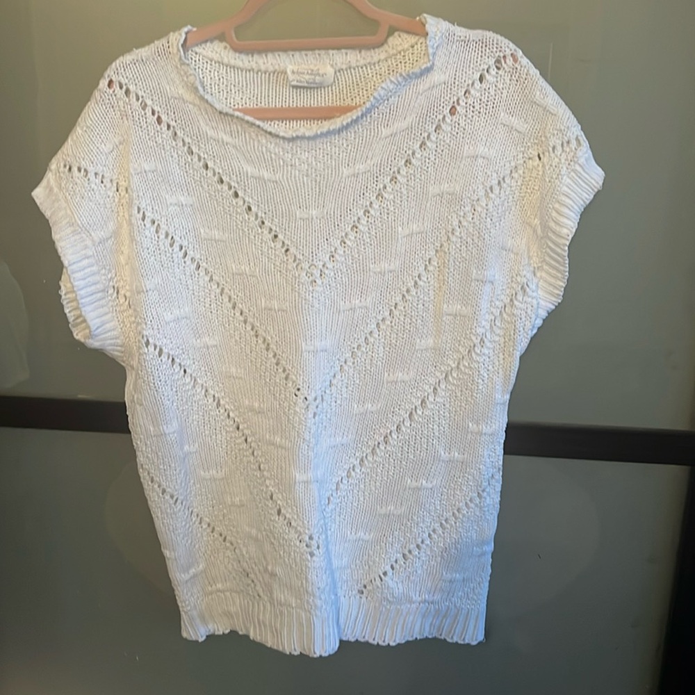 VTG Across America, Made in USA 100% Cotton Short Sleeve Sweater
